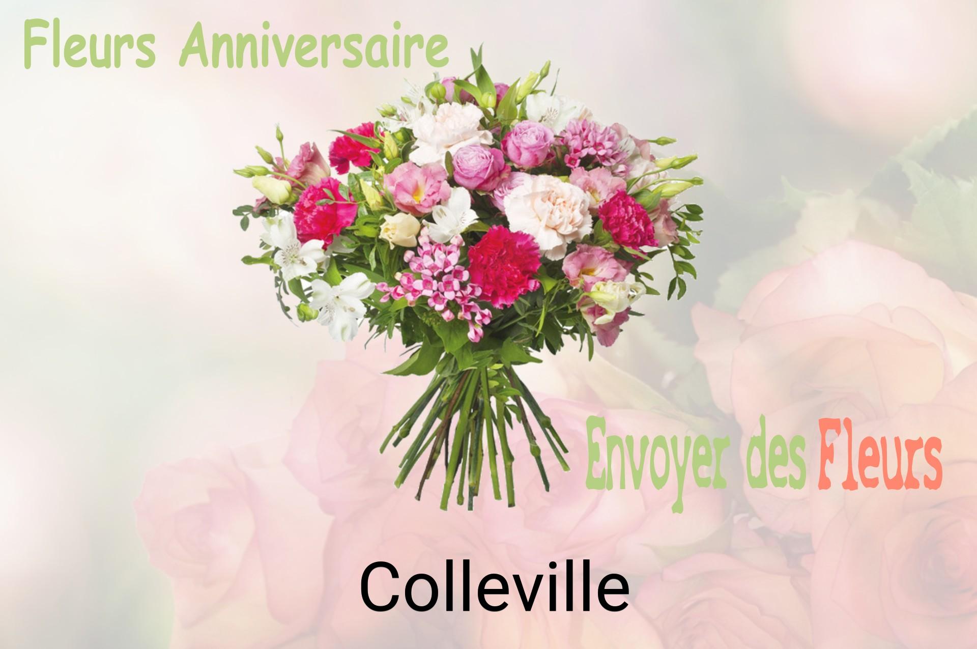 Bouquet de fleurs d’anniversaire livré à Colleville